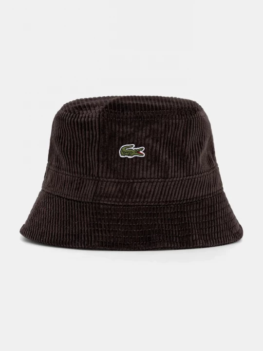 Obrázek produktu Lacoste Manšestrový klobouk Lacoste hnědá