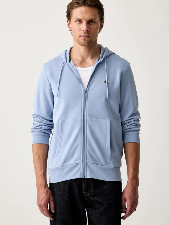 Obrázek produktu Lacoste mikina kapucí pánská bavlnou modrá