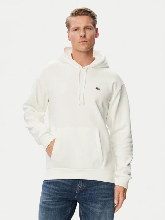 Obrázek produktu Lacoste Mikina SH8863 Krémová Relaxed Fit