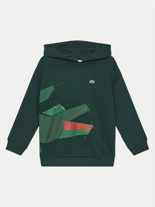 Obrázek produktu Lacoste Mikina SJ2561 Zelená Oversize