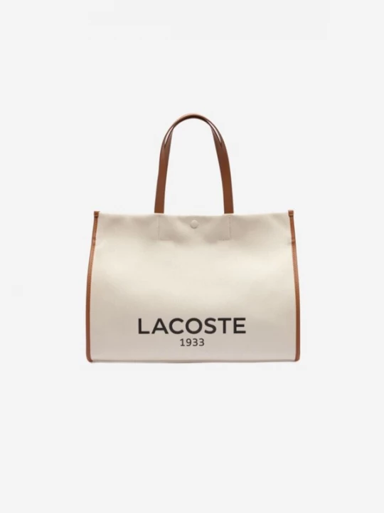 Obrázek produktu LACOSTE Nákupní taška 'Lacoste Sac Cabas Heritage Canvas Lacoste Naturel Tan' bílá