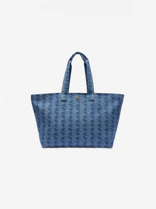 Obrázek produktu LACOSTE Nákupní taška 'Lacoste Sac Cabas XL Summer Pack Mono Jacquard Denim' modrá