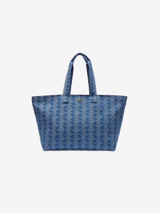 Obrázek produktu LACOSTE Nákupní taška 'Lacoste Sac Cabas XL Summer Pack Mono Jacquard Denim' modrá