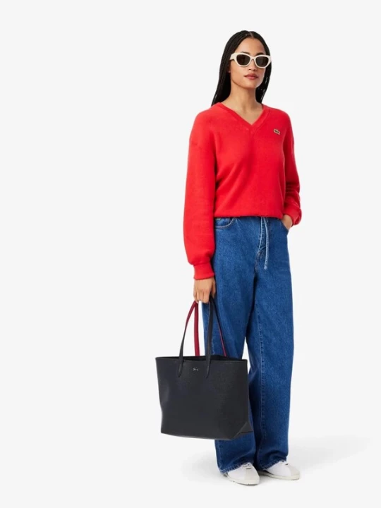 Obrázek produktu LACOSTE Nákupní taška 'Lacoste Sac Cabas zippé Anna Abimes Petunia' modrá