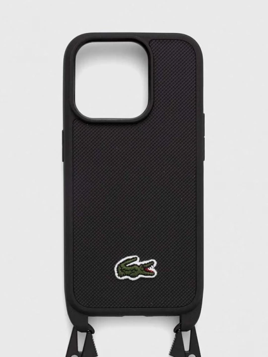 Obrázek produktu Lacoste Obal na telefon iPhone 15 Pro 6.1" černá