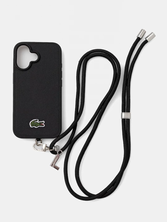 Obrázek produktu Lacoste Obal na telefon iPhone 16 černá