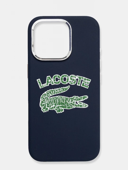 Obrázek produktu Lacoste Obal na telefon Lacoste iPhone 16 Pro 6.3 námořnická modř