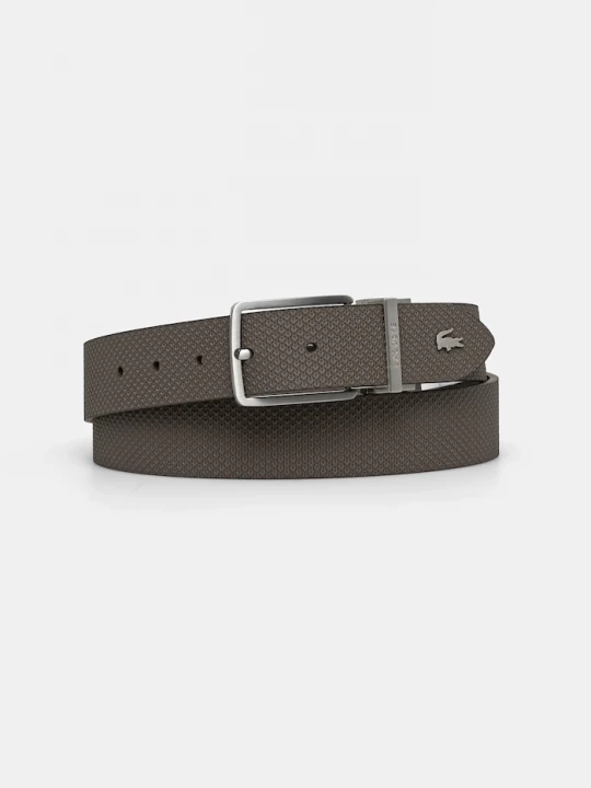 Obrázek produktu Lacoste Oboustranný kožený pásek Lacoste hnědá