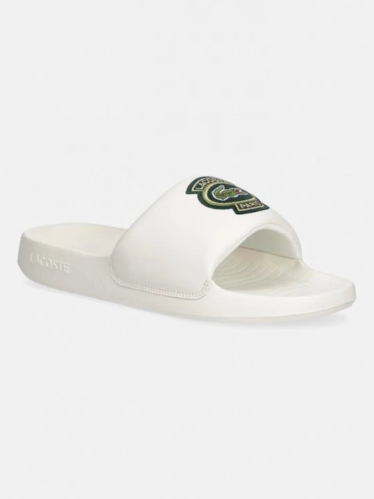 Obrázek produktu Lacoste pantofle s odkrytými prsty pánské Serve Slide 1.0 béžová