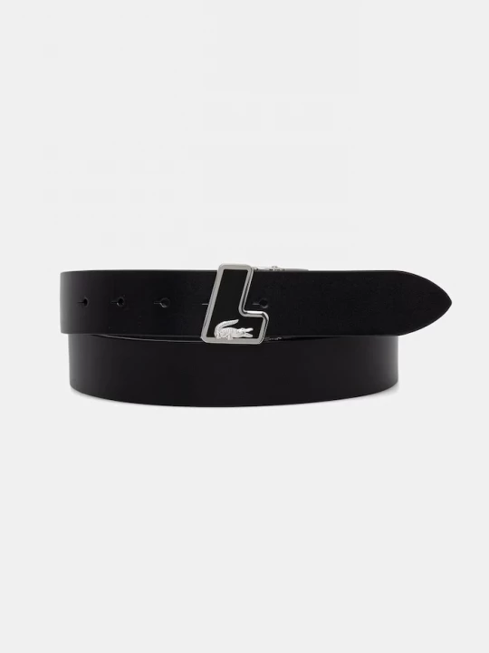 Obrázek produktu Lacoste pásek pánský kožený černá