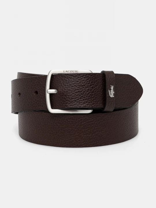 Obrázek produktu Lacoste pásek pánský kožený hnědá