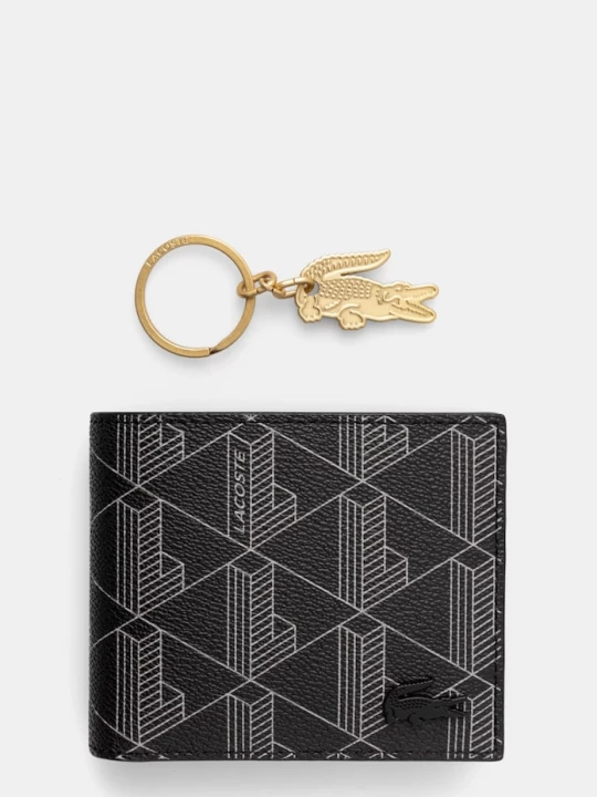 Obrázek produktu Lacoste Peněženka + klíčenka černá