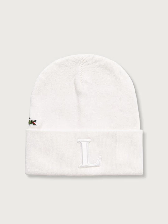 Obrázek produktu Lacoste pletená čepice s vlnou béžová