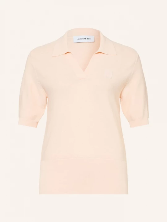 Obrázek produktu Lacoste Pletená Polokošile lososová