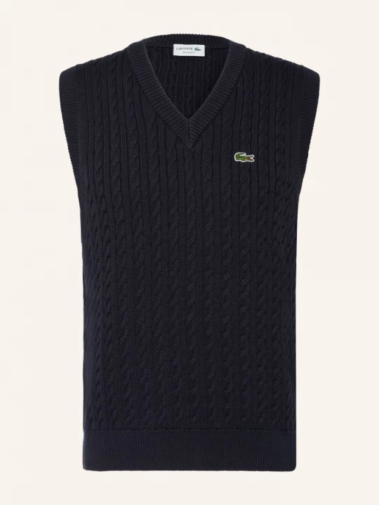 Obrázek produktu Lacoste Pletená Vesta tmavě modrá