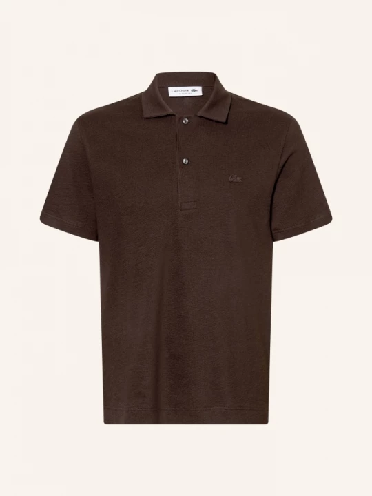 Obrázek produktu Lacoste Pletené Polo Tričko tmavě hnědá