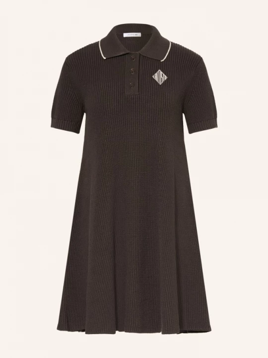 Obrázek produktu Lacoste Pletené Šaty tmavě hnědá