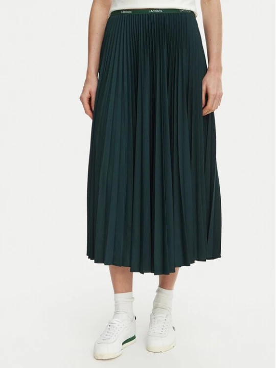 Obrázek produktu Lacoste Plisovaná sukně JF1402 Tmavě zelená Regular Fit