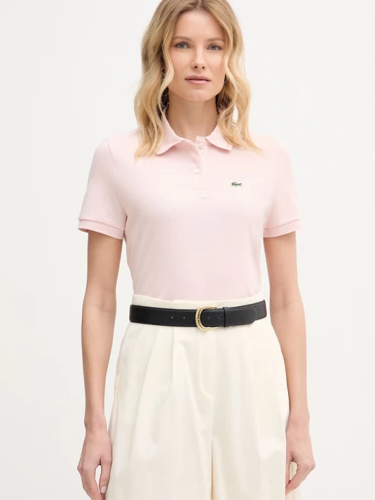 Obrázek produktu Lacoste polo dámské bavlněné růžová