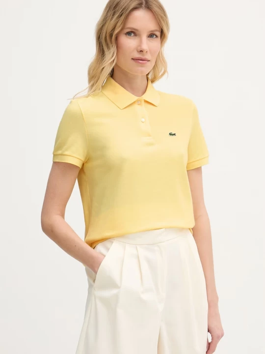 Obrázek produktu Lacoste polo dámské bavlněné žlutá