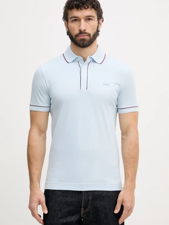 Obrázek produktu Lacoste polo pánské bavlněné s elastanem modrá