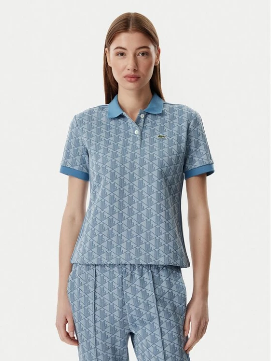 Obrázek produktu Lacoste Polokošile DF3364 Modrá Slim Fit