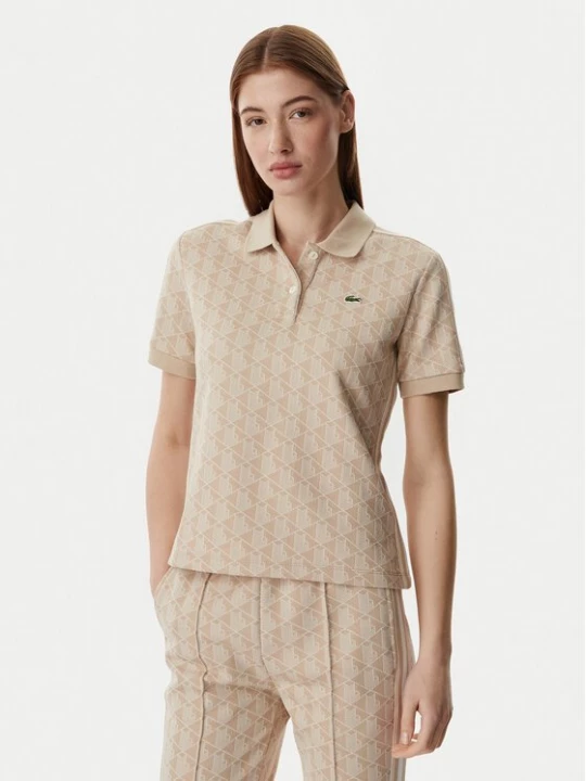 Obrázek produktu Lacoste Polokošile DF3364 Světle béžová Slim Fit