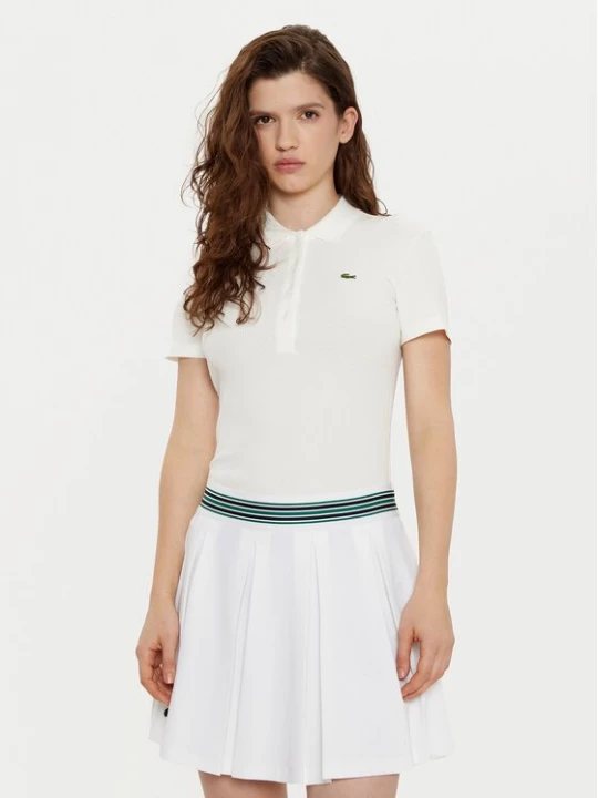Obrázek produktu Lacoste Polokošile DF5377 Écru Slim Fit Krémová