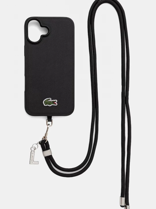 Obrázek produktu Lacoste pouzdro na telefon iPhone 16 Plus černá