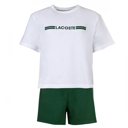 Obrázek produktu LACOSTE Pyžamo  jedle / bílá