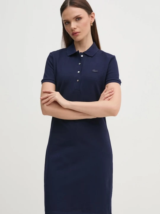 Obrázek produktu Lacoste šaty s bavlnou námořnická modř