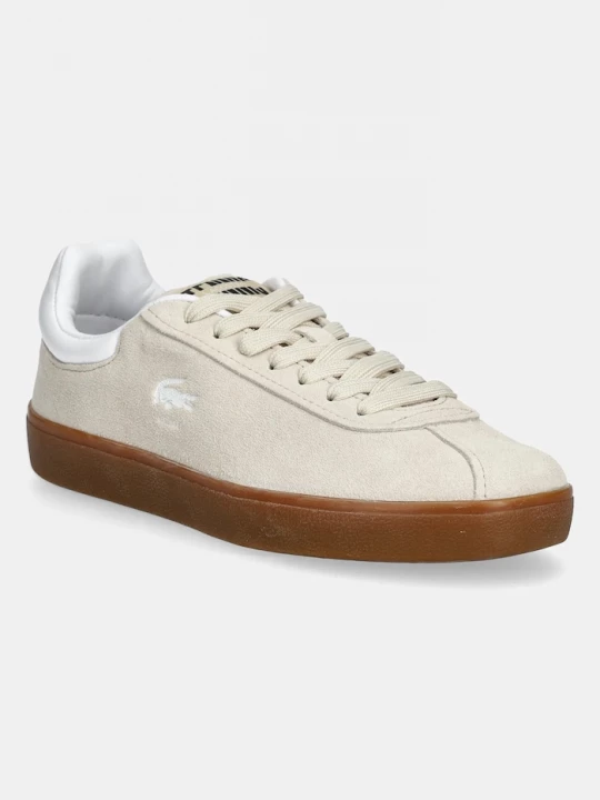 Obrázek produktu Lacoste Semišové tenisky Lacoste BASESHOT béžová