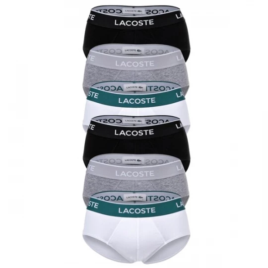 Obrázek produktu LACOSTE Slipy šedá / jedle / černá / bílá