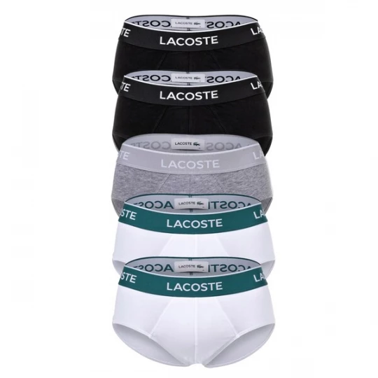 Obrázek produktu LACOSTE Slipy šedá / petrolejová / černá / bílá