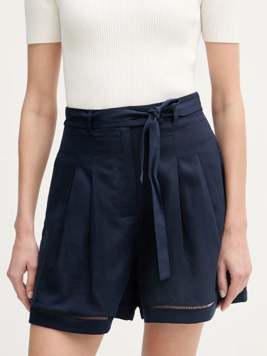 Obrázek produktu Lacoste šortky dámské s lyocellem námořnická modř