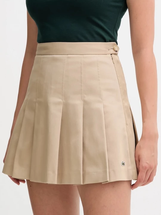 Obrázek produktu Lacoste sukně bavlněná s elastanem béžová
