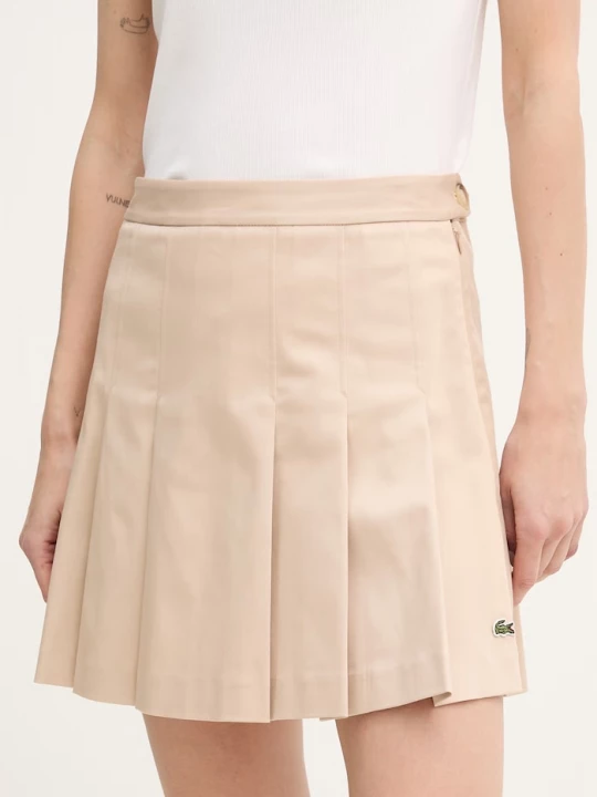 Obrázek produktu Lacoste sukně bavlněná s elastanem béžová
