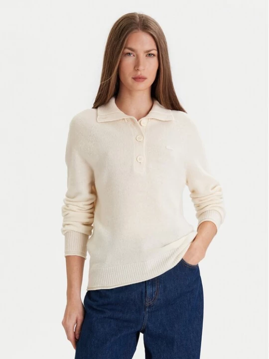 Obrázek produktu Lacoste Svetr AF4010 Écru Regular Fit