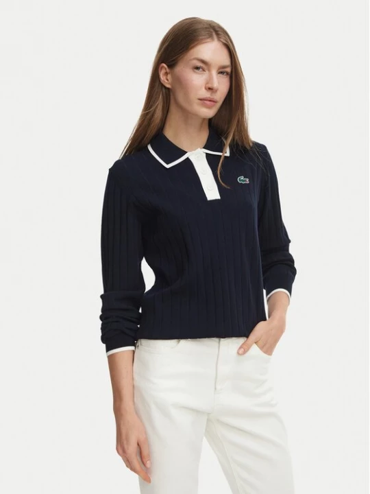 Obrázek produktu Lacoste Svetr AF8544 Tmavomodrá Regular Fit