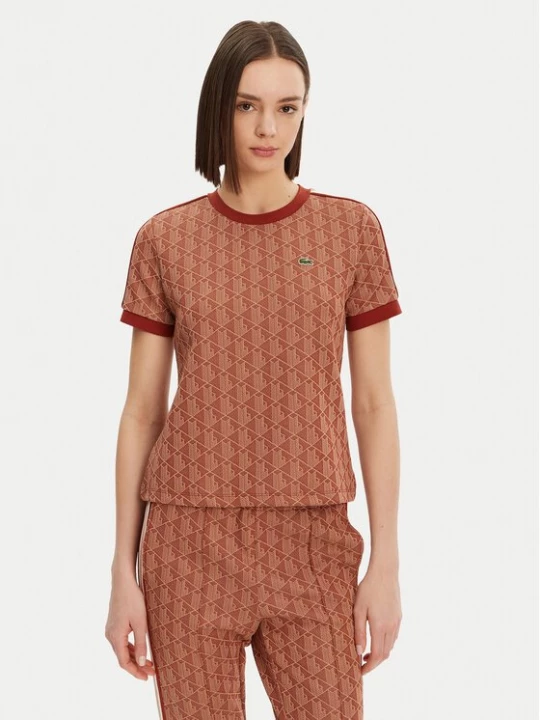Obrázek produktu Lacoste T-Shirt TF3244 Oranžová Slim Fit