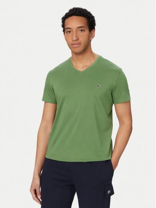 Obrázek produktu Lacoste T-Shirt TH6710 Zelená Regular Fit