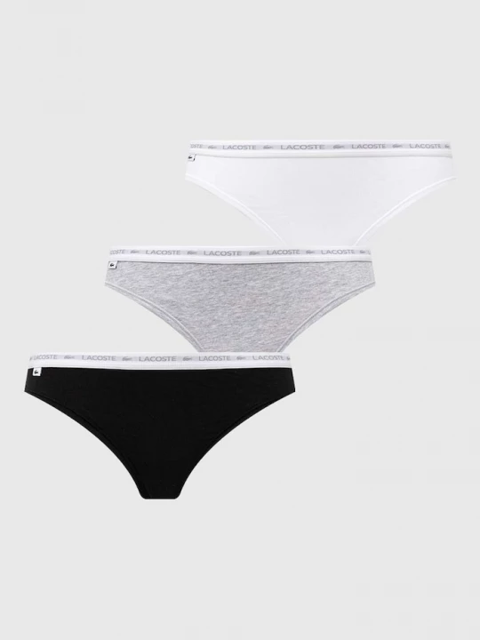 Obrázek produktu Lacoste tanga dámské bavlněné s elastanem 3-pack