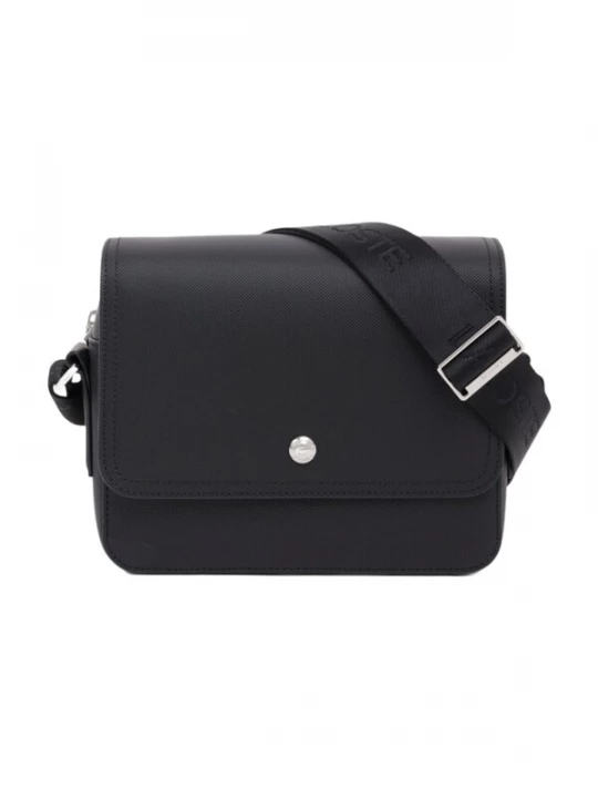 Obrázek produktu LACOSTE Taška přes rameno 'Lacoste Petit sac messenger Homme Langon Petit Piqué Noir' černá