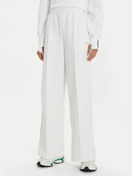 Obrázek produktu Lacoste Teplákové kalhoty XF7374 Bílá Wide Leg