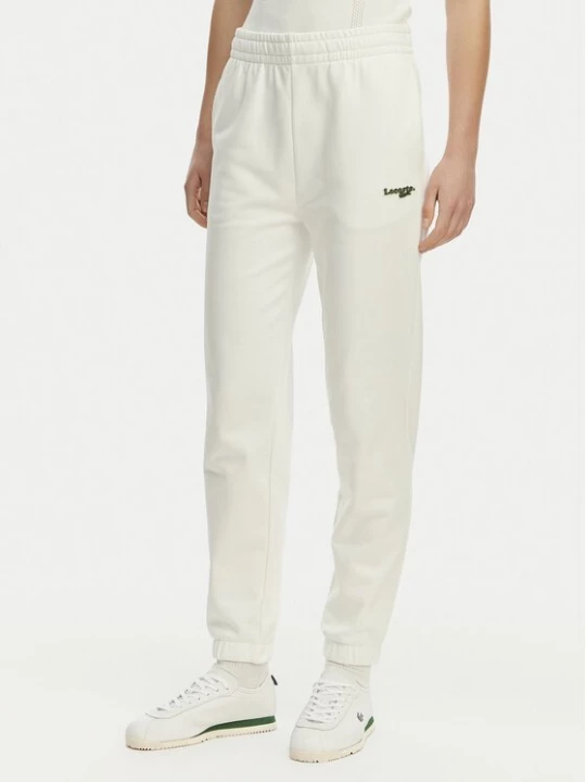 Obrázek produktu Lacoste Teplákové kalhoty XF7604 Bílá Regular Fit