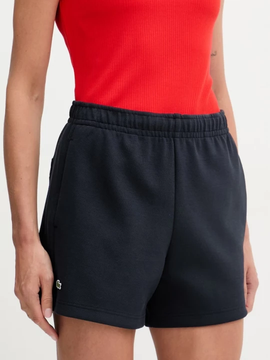 Obrázek produktu Lacoste teplákové šortky dámské s bavlnou námořnická modř