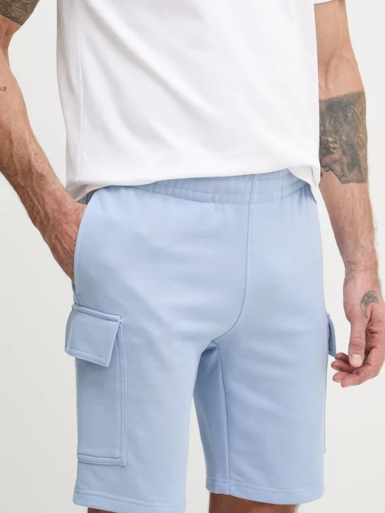 Obrázek produktu Lacoste teplákové šortky pánské bavlněné modrá