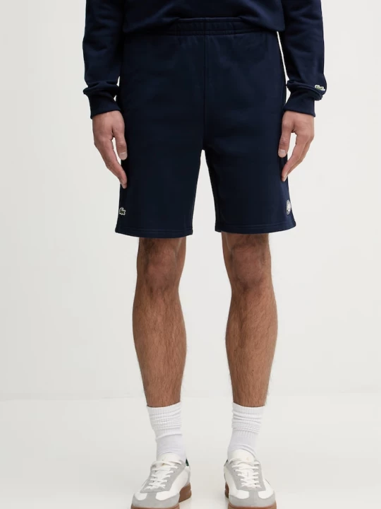 Obrázek produktu Lacoste teplákové šortky pánské bavlněné námořnická modř
