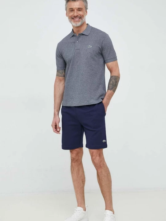 Obrázek produktu Lacoste teplákové šortky pánské s bavlnou námořnická modř