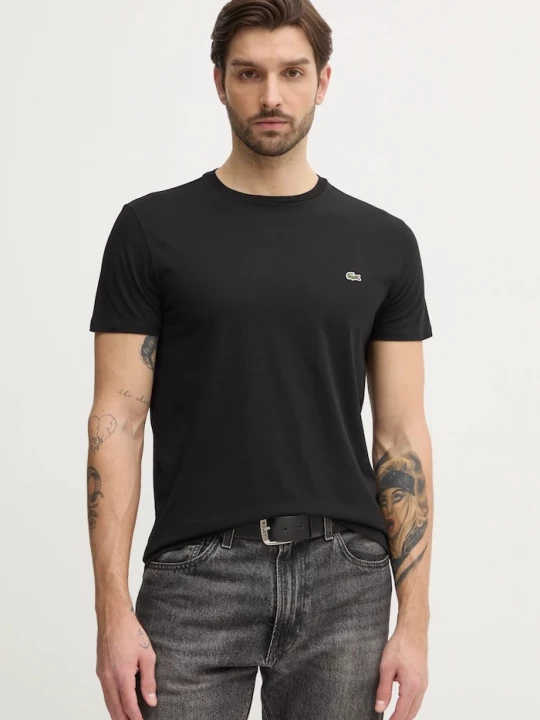 Obrázek produktu Lacoste tričko pánské bavlněné černá